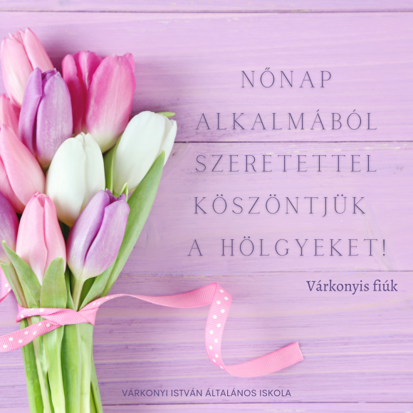 Nőnapi köszöntő