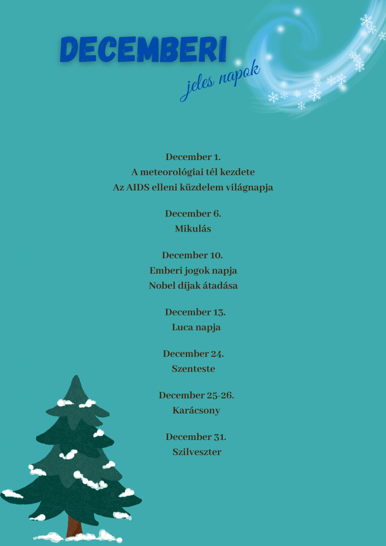 Decemberi jeles napok