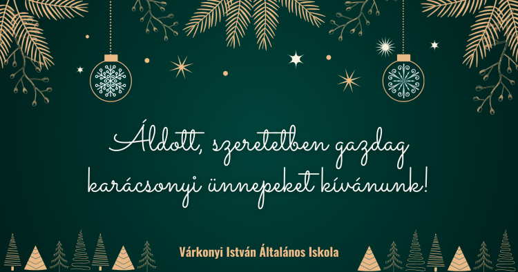 Karácsonyi üdvözlet