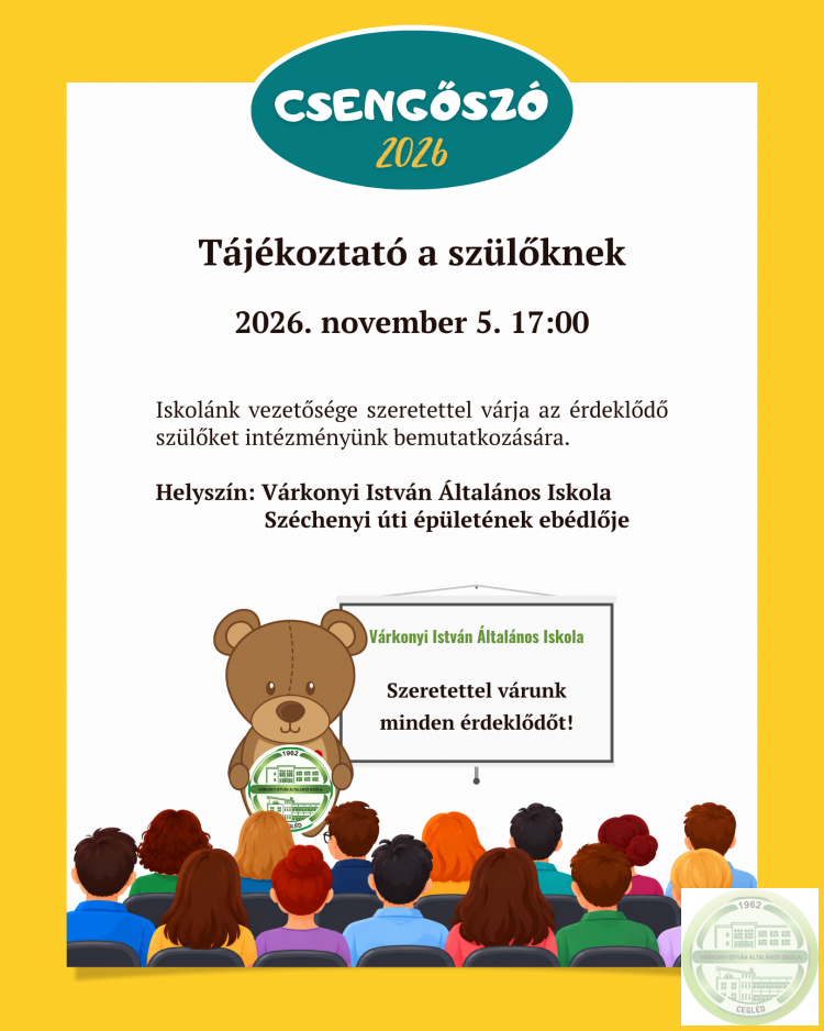 Csengőszó - Tájékoztató a szülőknek