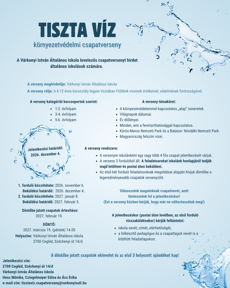 Tiszta víz