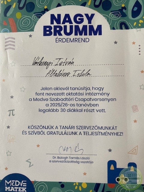 Medve Szabadtéri Csapatverseny